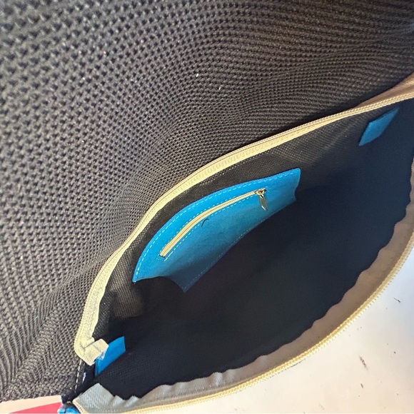 Turquoise color / Handmade Mexican Clutch Bag, Envelope style, crossbody (B) - Picture 6 of 6